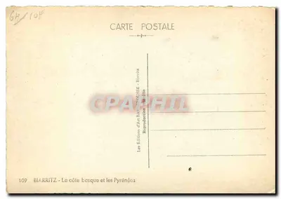 Biarritz - A costa basca e as Pirineus — Les Éditions d'Art BARRITZ - Biarritz — Verso