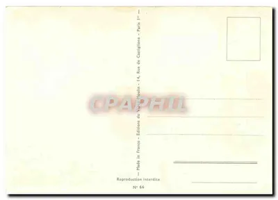 A Leiteira e o recipiente de leite — Genicolore — Éditions France, N° 66 — Verso