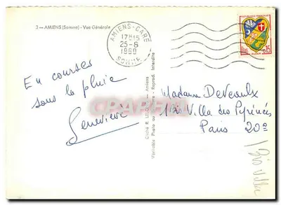 Amiens — Algemene Uitzicht — Cliché R. Lelond — Achterkant