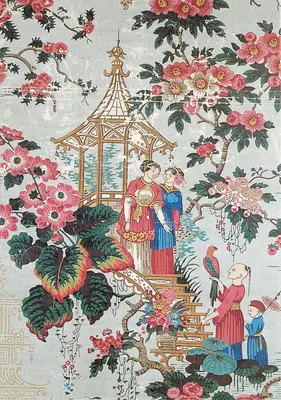 चीनी बगीचा साथ पगोडा और पात्र — मनुफैक्चर रिओटोट एंड पाकॉन, पेरिस, 1855-1860 — सोसाइटे डेस अमिस डे ला बिब्लिओथेक फोर्ने, पीपी 40