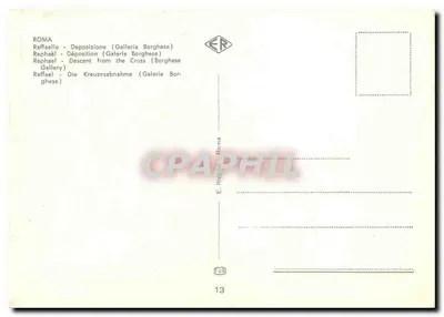 Spuszczenie Krzyża — Rafaël — Galeria Borghese, Rzym — Rewers