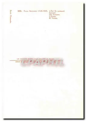 पीटर ब्रुगेल (1528-1569) — ग्रीष्म (खेती) — लेस एडिशन्स नोमस, पेरिस — पीछे