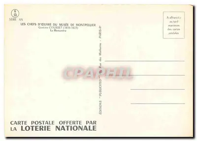 Spotkanie — Gustave Courbet (1819-1877) — Éditions des Malhams — Rewers