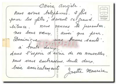 Papillon sobre folha — Se houver alguém que compartilhe nossas ideias — Houtland Brugge — Verso