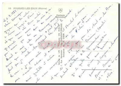 Pouguès-les-Eaux — stacja termalna pod stokiem Loiry — Wydawnictwo LYS — Rewers