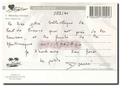 Fort-de-France — Bibliothèque Schoelcher — Éditions Grand Sud — Rewers