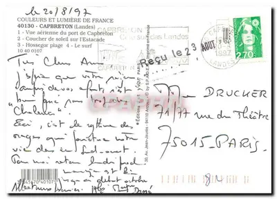 Capbreton ~ Hossegor — Verso