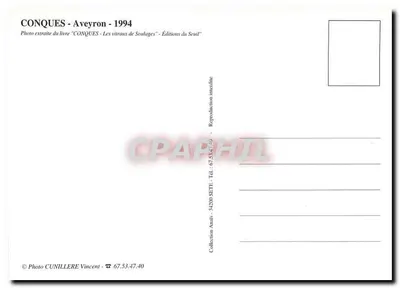 Conques - Vitrais de Soularges — Éditions du Seuil — Verso
