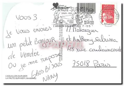 L'Aiguillon-sur-Mer . La Faute-sur-Mer — editor ARTMUS Éditions — Verso