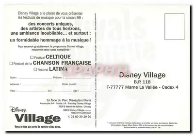 Festiwale muzyczne 1999 — Disney Village — Rewers