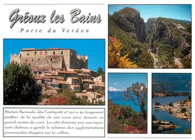 Gréoux-les-Bains — Porte do Verdon — editor não visível