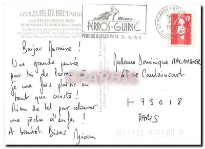 Brzeg Granit Rose — Molo Ploumanac'h — Wydawnictwo Perros-Guirec — Rewers