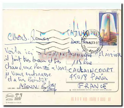 Lignano – Vista panorâmica e porto – Ed. Mattiussi n° LIG 200 — Verso