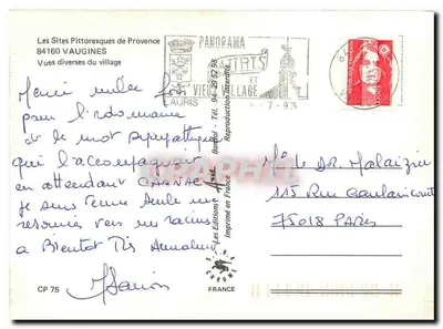 Vaugines — Reflexionen von Vaugines — Les Éditions Chromé — Rückseite