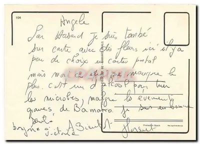 Bamako — Bem-vindo a Bamako — Graphil — Verso