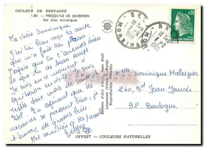 Presqu'île Quiberon — Morbihan — Wydawnictwo JACK — Rewers