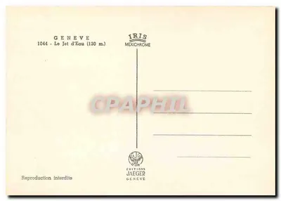 Getto d'Acqua — Ginevra — Edizioni Jaeger — Verso