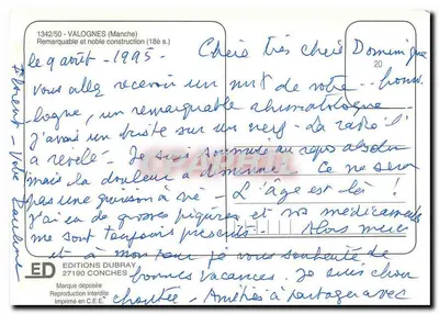 Hôtel de Beaumont — Valognes — Éditions Dubray — Rewers