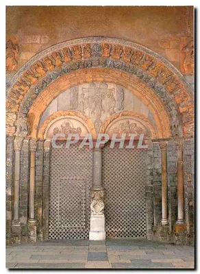Portal da Catedral de Santa Maria de Oloron — XII século — Impressions Combier, Macon, n° C3 64422-9-7379