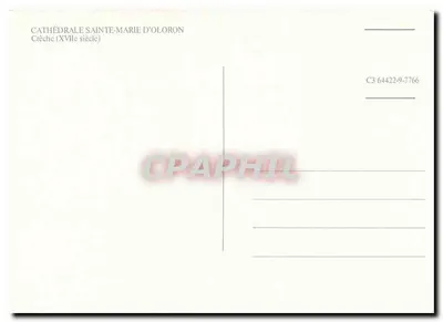 Nascimento — Catedral Santa Maria de Oloron — C3 64422-9-7766 — Verso