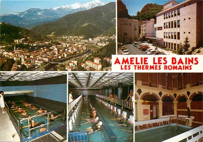 Amélie-les-Bains — Os Termas Romanos — Série S.37, editor AS de Cour