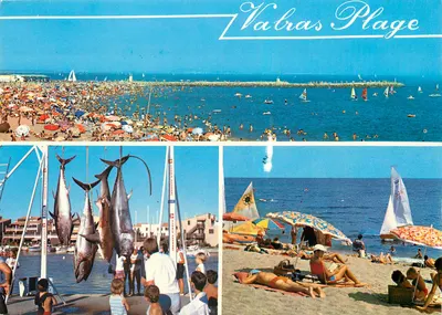 Valras Plage — praia e pesca de atum — Edições d'Art Larrey