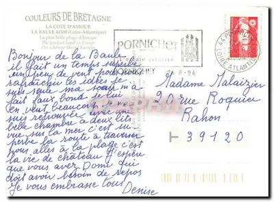 La Baule — plaża i promenada — Kolorystyka Bretanii — Rewers
