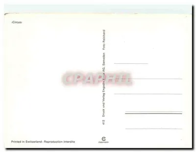 Róża — odmiana dwukolorowa pomarańczowo-żółta — Druck und Verlag Engadin Press AG, Samedan — Rewers