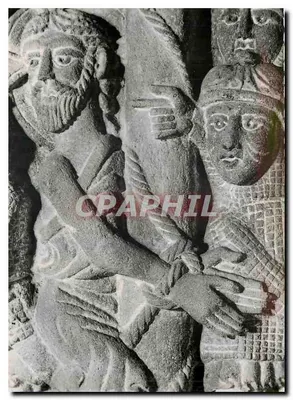 Saint-Nectaire — Detalhe do capitel da igreja — Edição Verdadeira