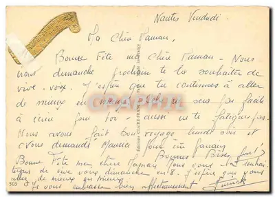 Rosa laranja — detalhes florais — Edições Claire France, n°503 — Verso