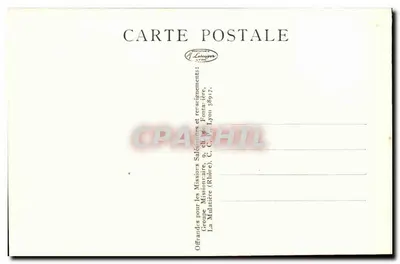 Brasil - Mato Grosso — Missões Salesianas, missa matinal na margem do Araguaya — editora La Cie. de Ponta (Lyon) — Verso
