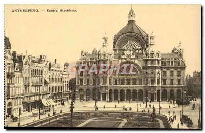 Antwerpen — Centraal Station — Éditeur 'La Verda Stelo' série 1, n°8