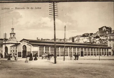 Lisboa — Mercado 24 de Julho — Carte postale ancienne