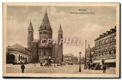 Mainz — Liebfrauenplatz com Catedral — Max Friedeberg