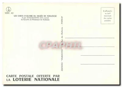 Crocefisso del Parlamento di Toulouse — Scuola Tolosana (XV secolo) — Éditions des Mathurins — Verso
