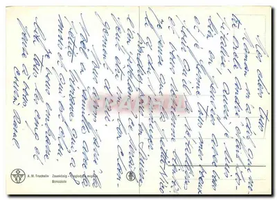 Pássaro sentado em uma ramo — obra de Ankechlin — editor A. M. Treckslin — Verso