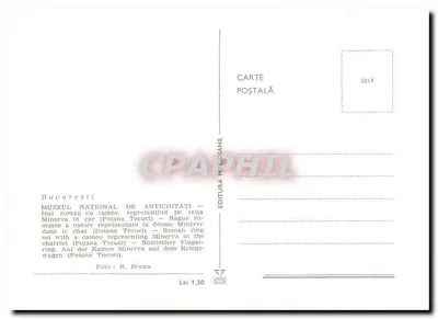 Inel rzymski z cameą przedstawiającym boginię Minervę w wozie (Poiana Tecucel) — Muzeum Narodowe Antyku, Bukareszt — Rewers