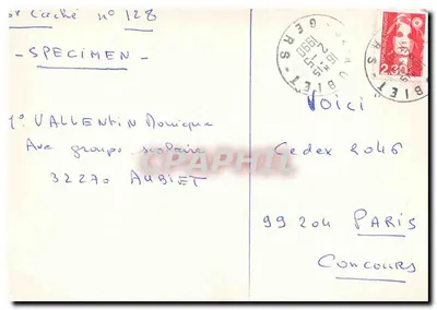 Bukiet kwiatów — malowidło — D. Signier — Rewers