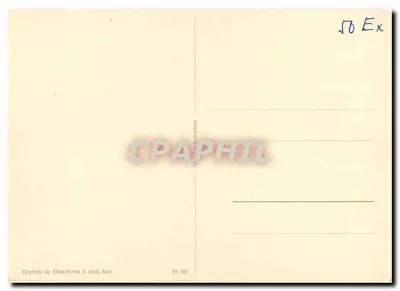 Dahlie — trzy żółte kwiaty na czarnym tle — Eikon-Verlag E. Joral, Belp, n° 605 — Rewers