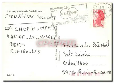 Glacier Alp — akwarela Daniela Lanoux — Akwarele Daniela Lanoux, DL 10 — Rewers