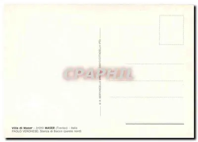 Villa di Maser — Sala Bacco (ściana północna) — R. Bertoncello (PD) — Rewers
