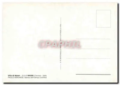 Villa di Maser — Stanza dell'Olimpo (sufitto) — R. Bertone — Rewers