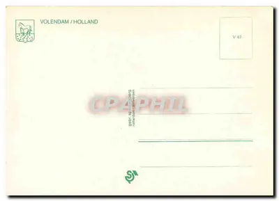 Port Volendam — flaga holandzka — wydawca Bebr. Schellenberg, Rotterdam — Rewers