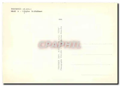 Tournus — Katedra św. Filipa — Combiér Imp. MACON (S.-et-L.) — Rewers