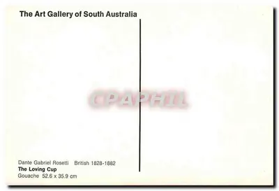 Dante Gabriel Rossetti — The Loving Cup — The Art Gallery of South Australia — Verso