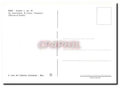 Bari - Exultet I, séc. XI — A ressurreição de Cristo, a Anastase (Descida ao Limbo) — A cura del Capitolo Cattedrale - Bari — Verso