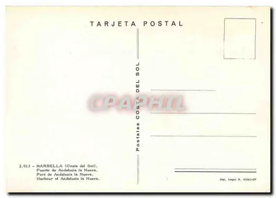 Tor Nueva Andalucía — Port Marbella (Costa del Sol) — Postales Costa del Sol — Rewers