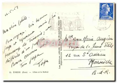 Évreux — L'Îton i Baffroi — Wydawnictwo ARLIX — Rewers