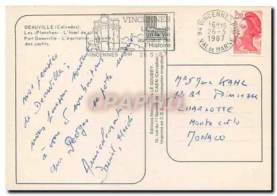 Deauville — Planchas, hotel, porto, equitação — Éditions Normandes Le Goube — Verso