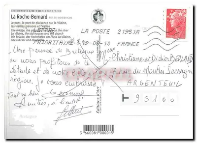 La Roche-Bernard — Południowy Bretania — Éditions d'Art — Rewers